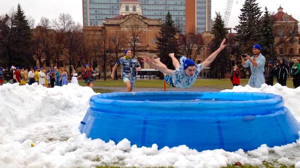 University of Manitoba - Students Icy Water