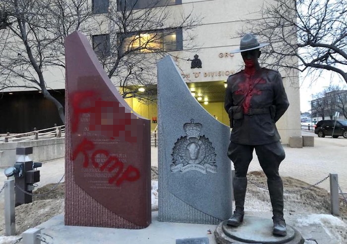 RCMP Graffiti